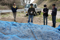 ムシムシランドの廃菌床の測定