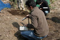 廃菌床の測定（10ｃｍ）